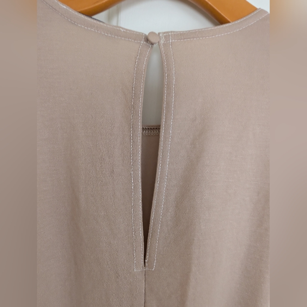 ZARA Sleeveless Jumpsuit With Tie Front - Picture 7 of 11